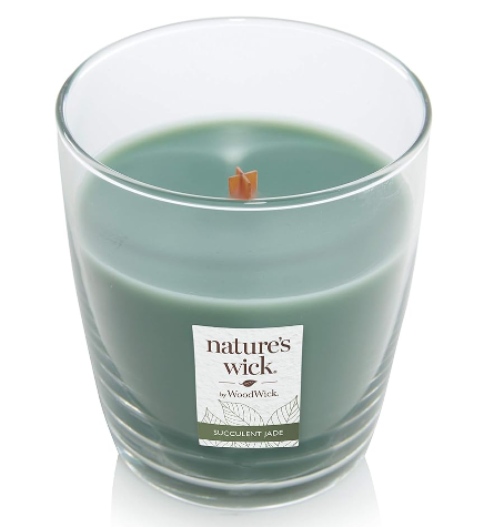 Nature's Wick Succulent Jade Crackling Candle 10oz